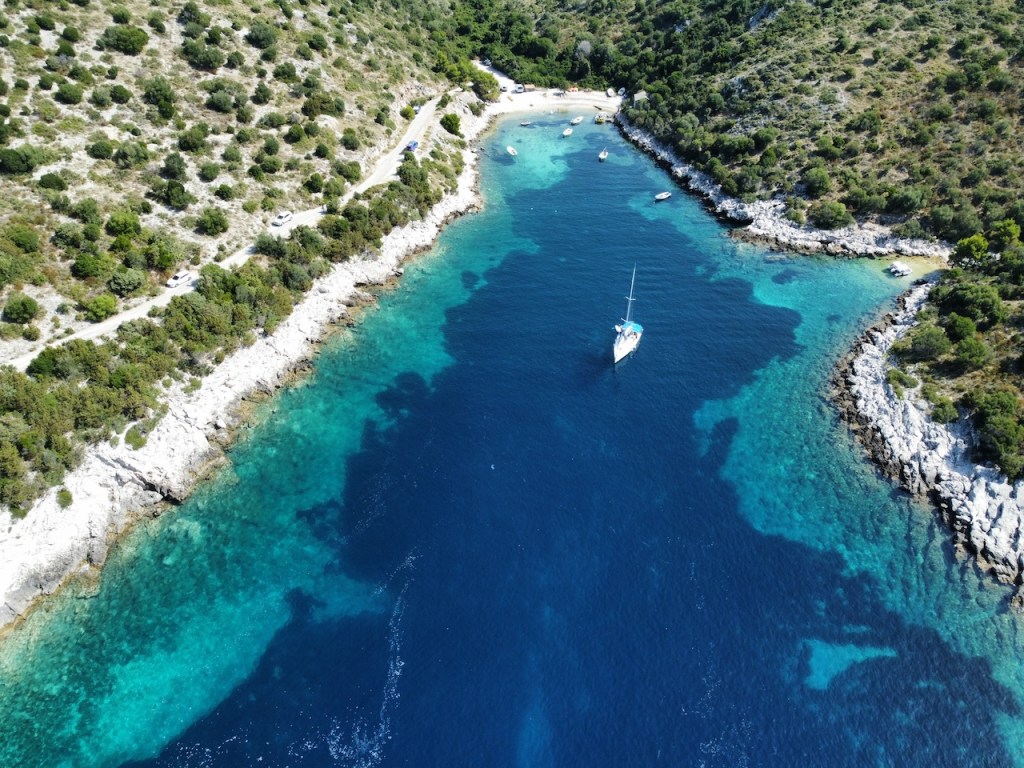 Exploring Croatian Islands: Aerial Views of Sun Odyssey 36i&nbsp;Agatha